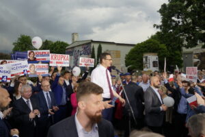 Spotkanie z premierem Mateuszem Morawieckim / Piotr Kwaśniewski / Radio Kielce