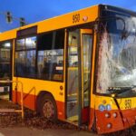02.01.2020. Kielce. Wypadek autobusu MPK / Kamil Król / Radio Kielce