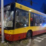 02.01.2020. Kielce. Wypadek autobusu MPK / Kamil Król / Radio Kielce