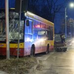 02.01.2020. Kielce. Wypadek autobusu MPK / Kamil Król / Radio Kielce