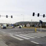 02.01.2020. Kielce. Nowa sygnalizacja świetlna na skrzyżowaniu ulicy Radomskiej i Dąbrowa / Piotr Kwaśniewski / Radio Kielce