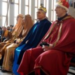 06.01.2020 Samsonów. Orszak Trzech Króli. Na zdjęciu: senator Krzysztof Słoń i Wojciech Ślefarski - wójt Zagnańska / Michał Kita / Radio Kielce