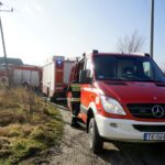 08.01.2020. Kielce. Zabezpieczanie tajemniczych beczek przy ulicy Zagrodowej / Piotr Kwaśniewski / Radio Kielce