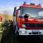 08.01.2020. Kielce. Zabezpieczanie tajemniczych beczek przy ulicy Zagrodowej / Piotr Kwaśniewski / Radio Kielce