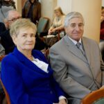 10.01.2020. Kielce. Wręczenie medali za długoletnie pożycie małżeńskie. Na zdjęciu (od lewej): Anna Waligóra i Zdzisław Waligóra / Piotr Kwaśniewski / Radio Kielce