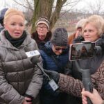 28.01.2020. Starachowice. Protest mieszkańców ulicy Kieleckiej wobec zmian w komunikacji miejskiej / Anna Głąb / Radio Kielce