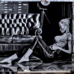 12.01.2020 Sandomierz. Wystawa rysunku Daniela Parchety pt. „Zwierciadło mojej duszy” / Daniel Parcheta