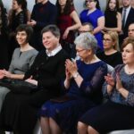 18.01.2020. Dwikozy. Studniówka Katolickiego Liceum Ogólnokształcące im. Jadwigi Królowej w Sandomierzu / Stanislaw Blinstrub / Radio Kielce