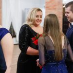 18.01.2020. Dwikozy. Studniówka Katolickiego Liceum Ogólnokształcące im. Jadwigi Królowej w Sandomierzu / Stanislaw Blinstrub / Radio Kielce