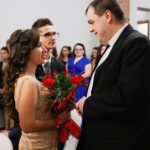 18.01.2020. Dwikozy. Studniówka Katolickiego Liceum Ogólnokształcące im. Jadwigi Królowej w Sandomierzu / Stanislaw Blinstrub / Radio Kielce