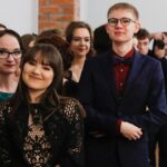 18.01.2020. Dwikozy. Studniówka Katolickiego Liceum Ogólnokształcące im. Jadwigi Królowej w Sandomierzu / Stanislaw Blinstrub / Radio Kielce