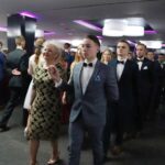 25.01.2020. Kostomłoty Pierwsze. Studniówka Katolickiego Liceum Ogólnokształcącego im. św. Stanisława Kostki w Kielcach / Stanislaw Blinstrub / Radio Kielce