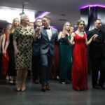 25.01.2020. Kostomłoty Pierwsze. Studniówka Katolickiego Liceum Ogólnokształcącego im. św. Stanisława Kostki w Kielcach / Stanislaw Blinstrub / Radio Kielce