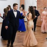 18.01.2020. Dwikozy. Studniówka Katolickiego Liceum Ogólnokształcące im. Jadwigi Królowej w Sandomierzu / Stanislaw Blinstrub / Radio Kielce