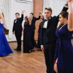 18.01.2020. Dwikozy. Studniówka Katolickiego Liceum Ogólnokształcące im. Jadwigi Królowej w Sandomierzu / Stanislaw Blinstrub / Radio Kielce