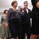 18.01.2020. Dwikozy. Studniówka Katolickiego Liceum Ogólnokształcące im. Jadwigi Królowej w Sandomierzu / Stanislaw Blinstrub / Radio Kielce