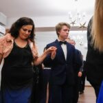 18.01.2020. Dwikozy. Studniówka Katolickiego Liceum Ogólnokształcące im. Jadwigi Królowej w Sandomierzu / Stanislaw Blinstrub / Radio Kielce