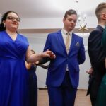 18.01.2020. Dwikozy. Studniówka Katolickiego Liceum Ogólnokształcące im. Jadwigi Królowej w Sandomierzu / Stanislaw Blinstrub / Radio Kielce