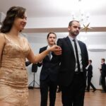 18.01.2020. Dwikozy. Studniówka Katolickiego Liceum Ogólnokształcące im. Jadwigi Królowej w Sandomierzu / Stanislaw Blinstrub / Radio Kielce