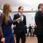 18.01.2020. Dwikozy. Studniówka Katolickiego Liceum Ogólnokształcące im. Jadwigi Królowej w Sandomierzu / Stanislaw Blinstrub / Radio Kielce