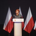 03.09.2019. Kielce. Inauguracja 27. Międzynarodowego Przemysłu Obronnego. Na zdjęciu: Georgette Mosbacher - ambasador USA w Polsce / Jarosław Kubalski / Radio Kielce