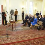 18.09.2019 Warszawa. Uroczystość wręczenia certyfikatu wpisu Krzemionek Opatowskich na listę UNESCO. Przemawia: Magdalena Gawin - wiceminister kultury i dziedzictwa narodowego / Jarosław Kubalski / Radio Kielce