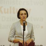 18.09.2019 Warszawa. Uroczystość wręczenia certyfikatu wpisu Krzemionek Opatowskich na listę UNESCO. Na zdjęciu: Magdalena Gawin - wiceminister kultury i dziedzictwa narodowego / Jarosław Kubalski / Radio Kielce