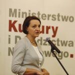 18.09.2019 Warszawa. Uroczystość wręczenia certyfikatu wpisu Krzemionek Opatowskich na listę UNESCO. Na zdjęciu: Magdalena Gawin - wiceminister kultury i dziedzictwa narodowego / Jarosław Kubalski / Radio Kielce
