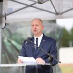 Michniów. Uroczystości w rocznicę pacyfikacji wsi przez Niemców. Na zdjęciu: Wojciech Kolarski - sekretarz stanu w Kancelarii Prezydenta RP / Jarosław Kubalski / Radio Kielce