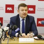 21.01.2020. Kielce. Konferencja na temat kolejnej edycji zawodów łazików marsjańskich. Na zdjęciu: Łukasz Wilczyński - prezes Europejskiej Fundacji Kosmicznej / Jarosław Kubalski / Radio Kielce