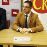 21.01.2020. Kielce. Konferencja na temat kolejnej edycji zawodów łazików marsjańskich. Na zdjęciu: prof. Paweł Łaski - prezes zarządu Świętokrzyskiego Centrum Innowacji i Transferu Technologii Sp. z o.o. / Jarosław Kubalski / Radio Kielce