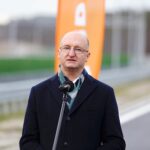 18.12.2019. Skarżysko-Kamienna. Otwarcie trasy S7. Na zdjęciu: wiceminister Piotr Wawrzyk / Jarosław Kubalski / Radio Kielce