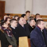 16.01.2020. Starachowice. Jarosław Kaczyński, prezes PiS, uczestniczył w mszy świętej w przededniu rocznicy śmierci swojej matki - Jadwigi Kaczyńskiej. Nabożeństwo odbyło się w kościele pod wezwaniem Wszystkich Świętych / Jarosław Kubalski / Radio Kielce