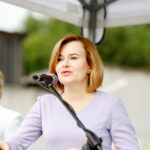 Michniów. Uroczystości w rocznicę pacyfikacji wsi przez Niemców. Na zdjęciu: Anna Krupka - wiceminister sportu / Jarosław Kubalski / Radio Kielce