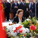 Michniów. Uroczystości w rocznicę pacyfikacji wsi przez Niemców. Na zdjęciu: Agata Wojtyszek - wojewoda świętokrzyski / Jarosław Kubalski / Radio Kielce
