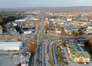 10.01.2020. Kielce. Prace modernizacyjne na ulicach Szybowcowej, Witosa i Zagnańskiej / Jarosław Kubalski / Radio Kielce