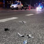 03.01.2020 Kielce. Wypadek na ul. Grunwaldzkiej / Piotr Kwaśniewski / Radio Kielce