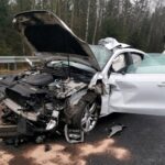 22.01.2020 Wiśniówka. Karambol na trasie S7 / Piotr Kwaśniewski / Radio Kielce