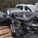 22.01.2020 Wiśniówka. Karambol na trasie S7 / Piotr Kwaśniewski / Radio Kielce