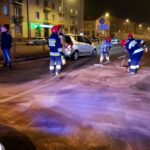 25.01.2020. Kielce. Kolizja na ulicy Żelaznej / Piotr Kwaśniewski / Radio Kielce