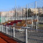 08.01.2020 Busko-Zdrój. Modernizacja stadionu miejskiego / Marta Gajda / Radio Kielce