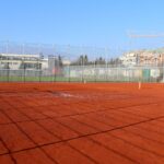 08.01.2020 Busko-Zdrój. Modernizacja stadionu miejskiego / Marta Gajda / Radio Kielce