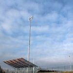 08.01.2020 Busko-Zdrój. Modernizacja stadionu miejskiego / Marta Gajda / Radio Kielce