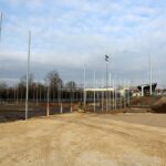 08.01.2020 Busko-Zdrój. Modernizacja stadionu miejskiego / Marta Gajda / Radio Kielce