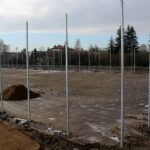 08.01.2020 Busko-Zdrój. Modernizacja stadionu miejskiego / Marta Gajda / Radio Kielce