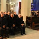 18.01.2020 Wiślica. Msza święta w bazylice kolegiackiej w Wiślicy w intencji Kornela Morawieckiego. W uroczystości wzięli udział, m.in. poseł Krzysztof Lipiec, Zbigniew Koniusz - wojewoda świętokrzyski, Marek Kwitek - poseł, Mirosław Gębski - starosta kielecki / Marta Gajda / Radio Kielce