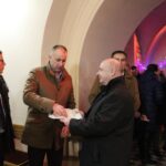 19.01.2020. Szczaworyż. Spotkanie opłatkowo-noworoczne Prawa i Sprawiedliwości. Na zdjęciu od prawej Jan Bartosik - pełnomocnik powiatowy PiS w Busku-Zdroju / Marta Gajda / Radio Kielce