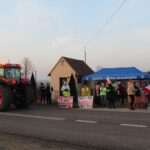 23.01.2020. Sielec Biskupi. Akcja protestacyjna przeciwko planom budowy biogazowni / Marta Gajda / Radio Kielce