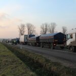 23.01.2020. Sielec Biskupi. Akcja protestacyjna przeciwko planom budowy biogazowni / Marta Gajda / Radio Kielce