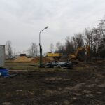 31.01.2020 Kazimierza Wielka. Modernizacja miejskiego placu targowego / Marta Gajda / Radio Kielce